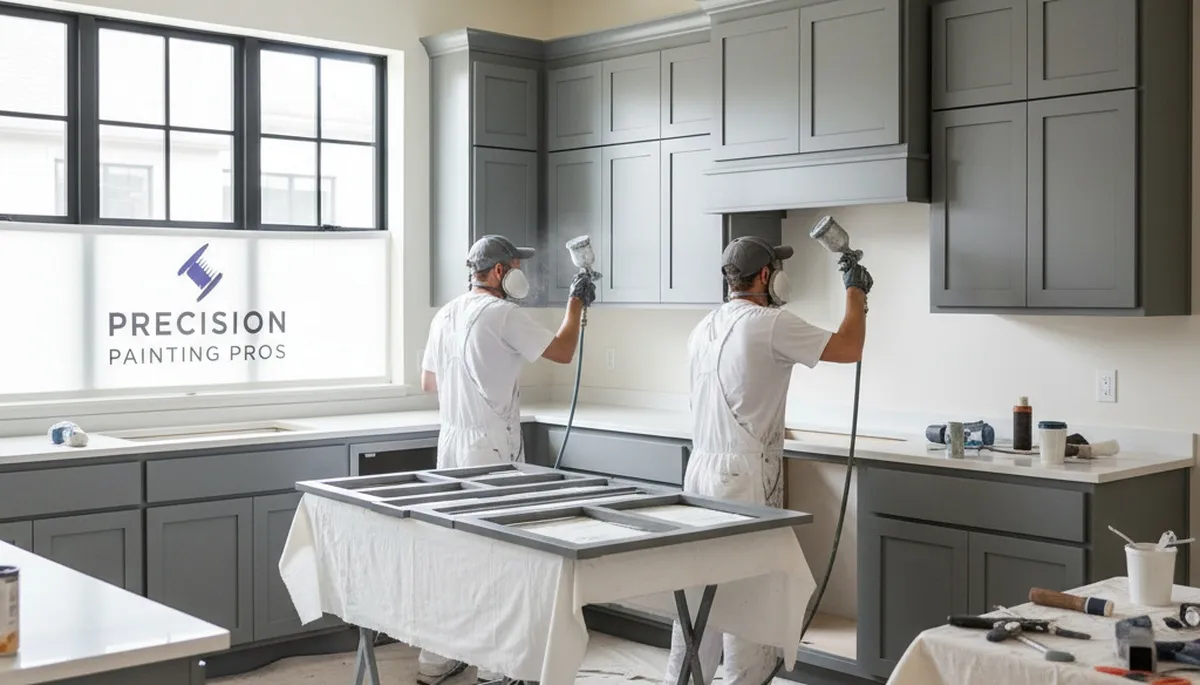 Cabinet painting in Orlando, FL with moisture-resistant finish for durable, professional results