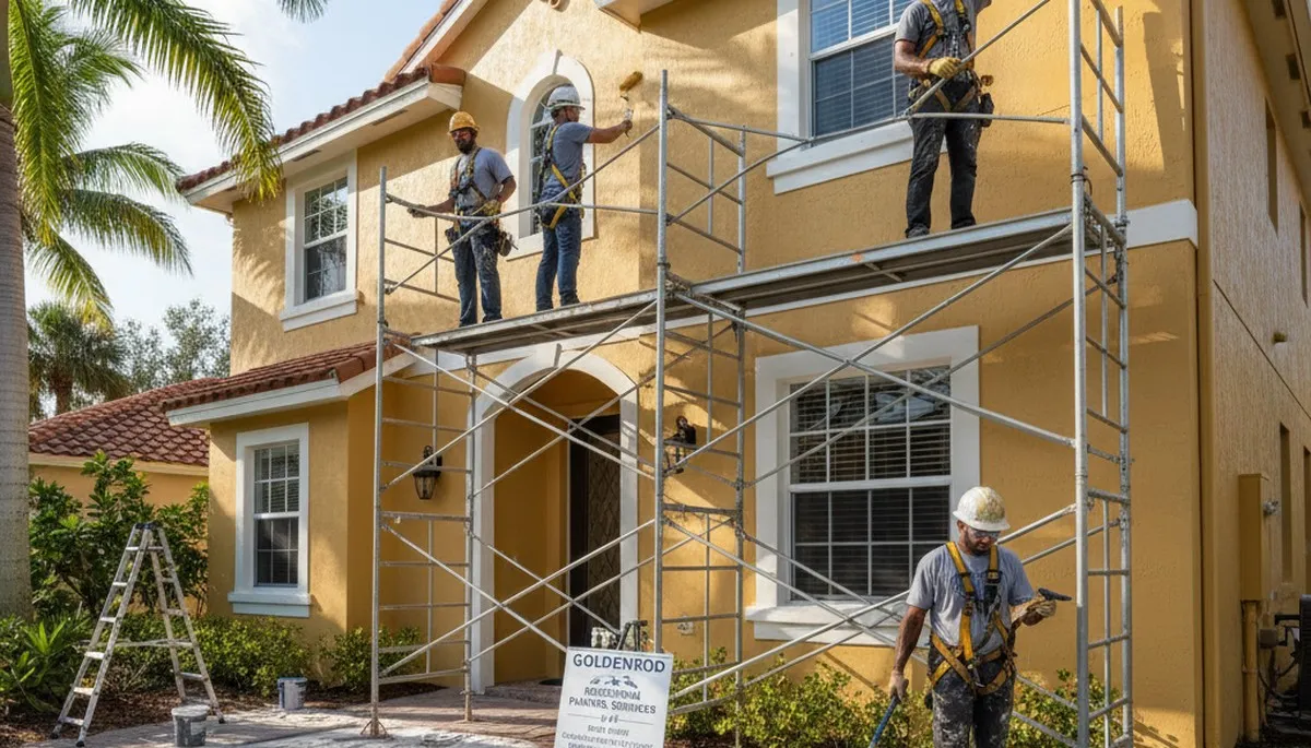 Exterior painting service in Orlando, FL by a professional house painting company